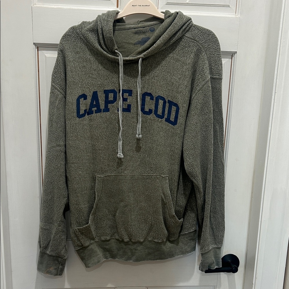 Cape Cod Olive Green Hooded Sweatshirt